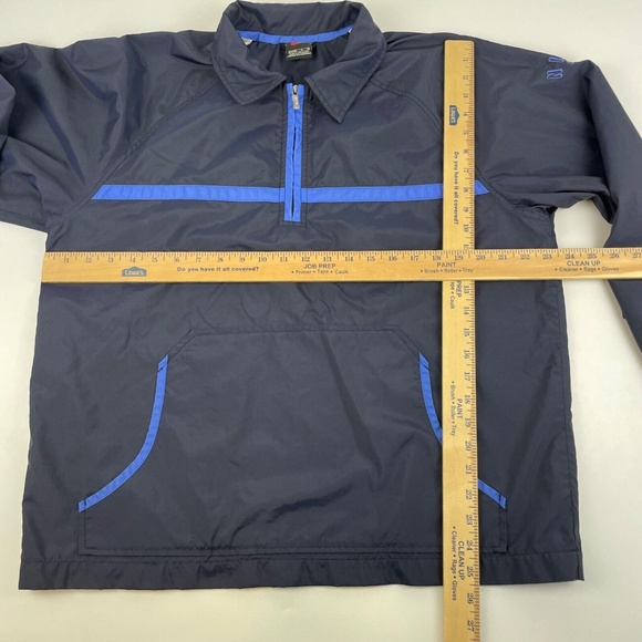 Vintage Nike Womens L (12-14) 1/4 Zip Pullover Windbreaker Track Jacket - Picture 3 of 5